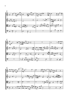 Fugue HWV 605 for Intermediate String Quartet String Quartet scores gallery preview page 4