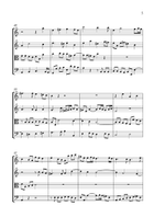 Fugue HWV 605 for Intermediate String Quartet String Quartet scores gallery preview page 5