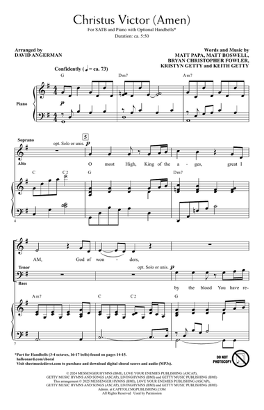 Christus Victor (Amen) (arr. David Angerman)