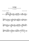 Largo (from Symphony No. 9, 