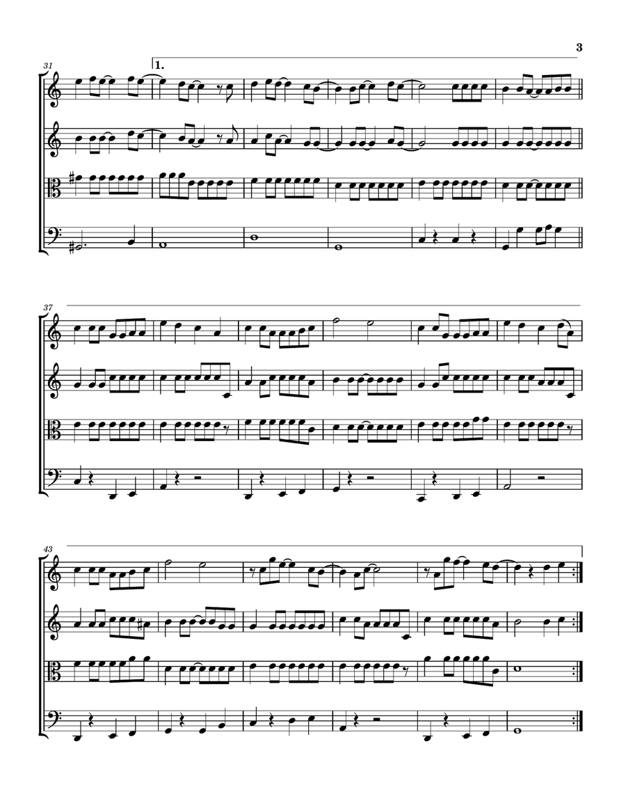 Just A Friend To You by Meghan Trainor String Quartet - Digital Sheet Music page 4