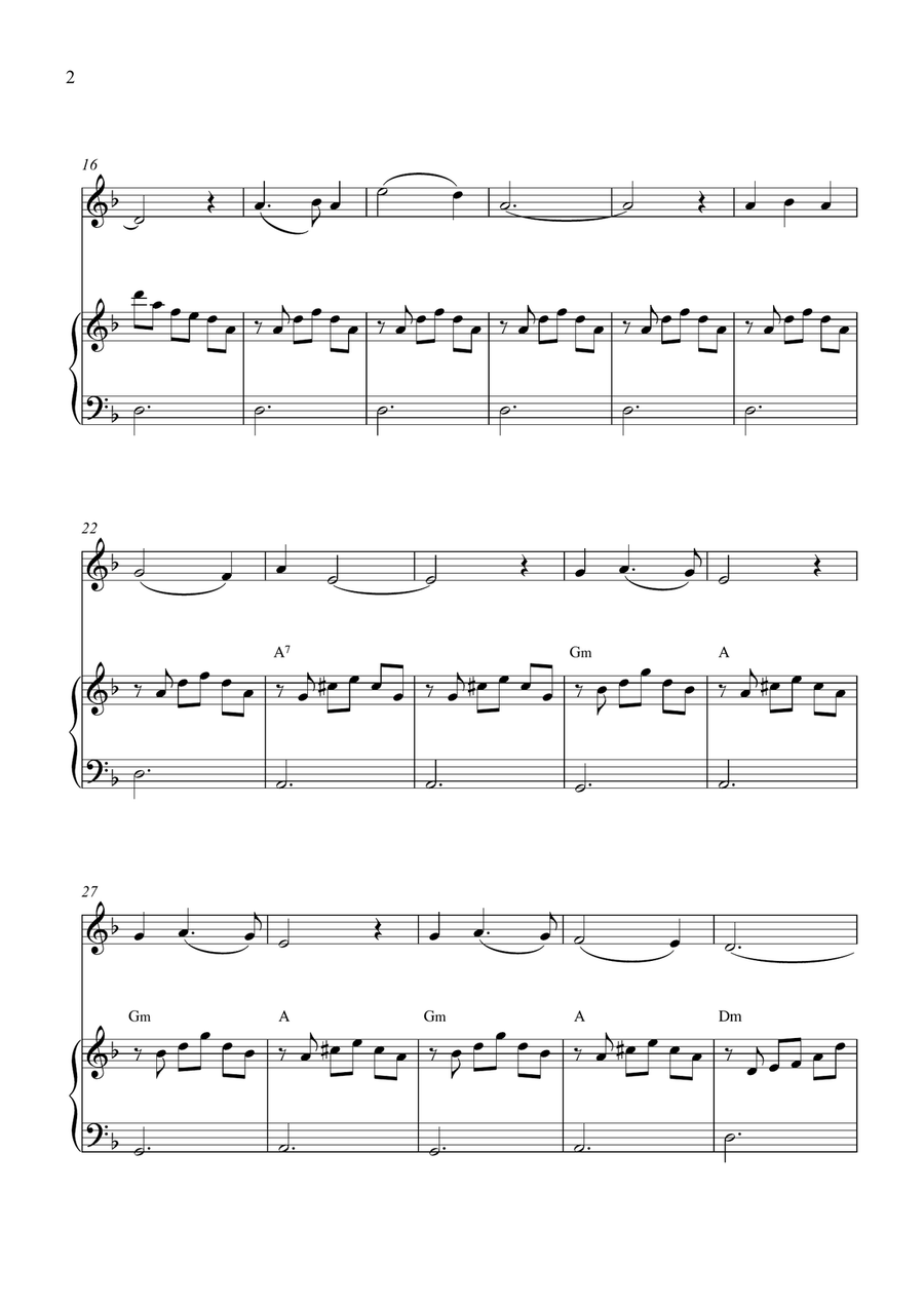 Charade Charade Piano scores gallery preview page 2