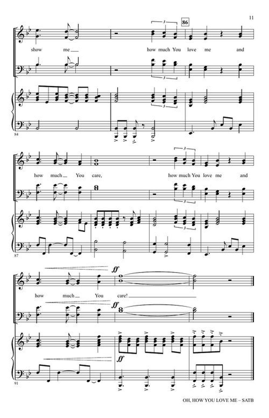 Oh, How You Love Me Oh, How You Love Me 4-Part scores gallery preview page 6