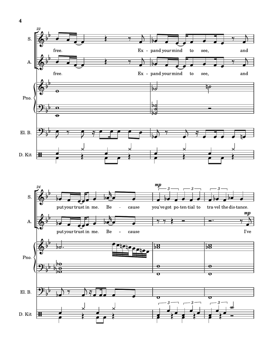 Get Lost Get Lost Piano, Vocal scores gallery preview page 4