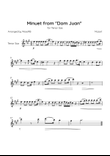 Minuet from 