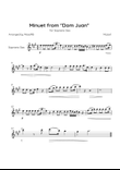 Minuet from 