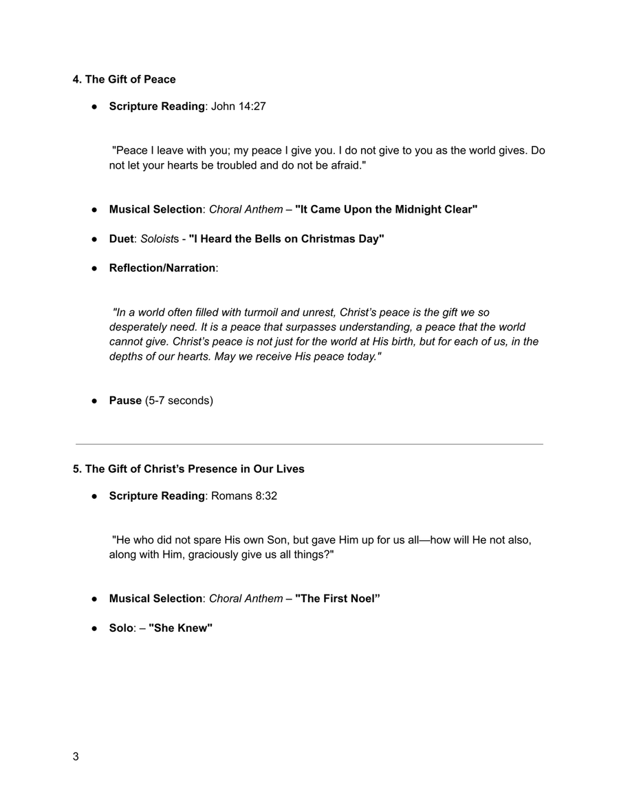 The Gift of Christ (A Christmas Cantata) (SAB version) by Stephen DeCesare 3-Part - Digital Sheet Music page 3