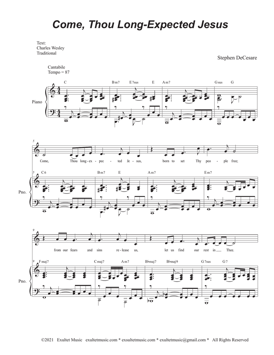 The Gift of Christ (A Christmas Cantata) (SAB version) by Stephen DeCesare 3-Part - Digital Sheet Music page 5