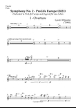Symphony No. 2 - ProLife Symphony, 1. Ouverture for Large Orchestra (Parts only)