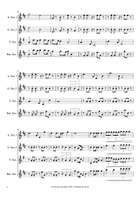 Oh! Oh! Saxophone Quartet scores gallery preview page 4