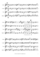 Oh! Oh! Saxophone Quartet scores gallery preview page 5