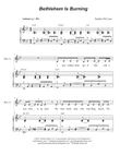 Bethlehem Is Burning (Mezzo Soprano solo with Unison choir)