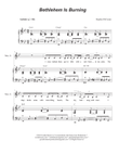 Bethlehem Is Burning (Mezzo Soprano solo with SATB)