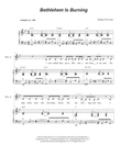 Bethlehem Is Burning (Mezzo Soprano solo with 2-part choir (SA)