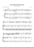 Eine Kleine Nachtmusik - Flute & Piano in Eb Major - Easy