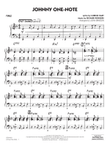 Johnny One-Note (arr. John Wasson) - Piano