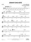 Johnny One-Note (arr. John Wasson) - Guitar