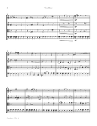 Crucifixus from Bach Mass In B minor String Quartet scores gallery preview page 3