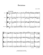 Decisions String Quartet scores gallery preview page 3