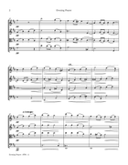 Evening Prayer from Hansel and Gretel (Humperdinck) String Quartet scores gallery preview page 3
