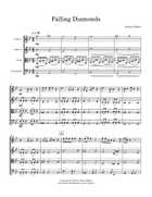 Falling Diamonds String Quartet scores gallery preview page 3