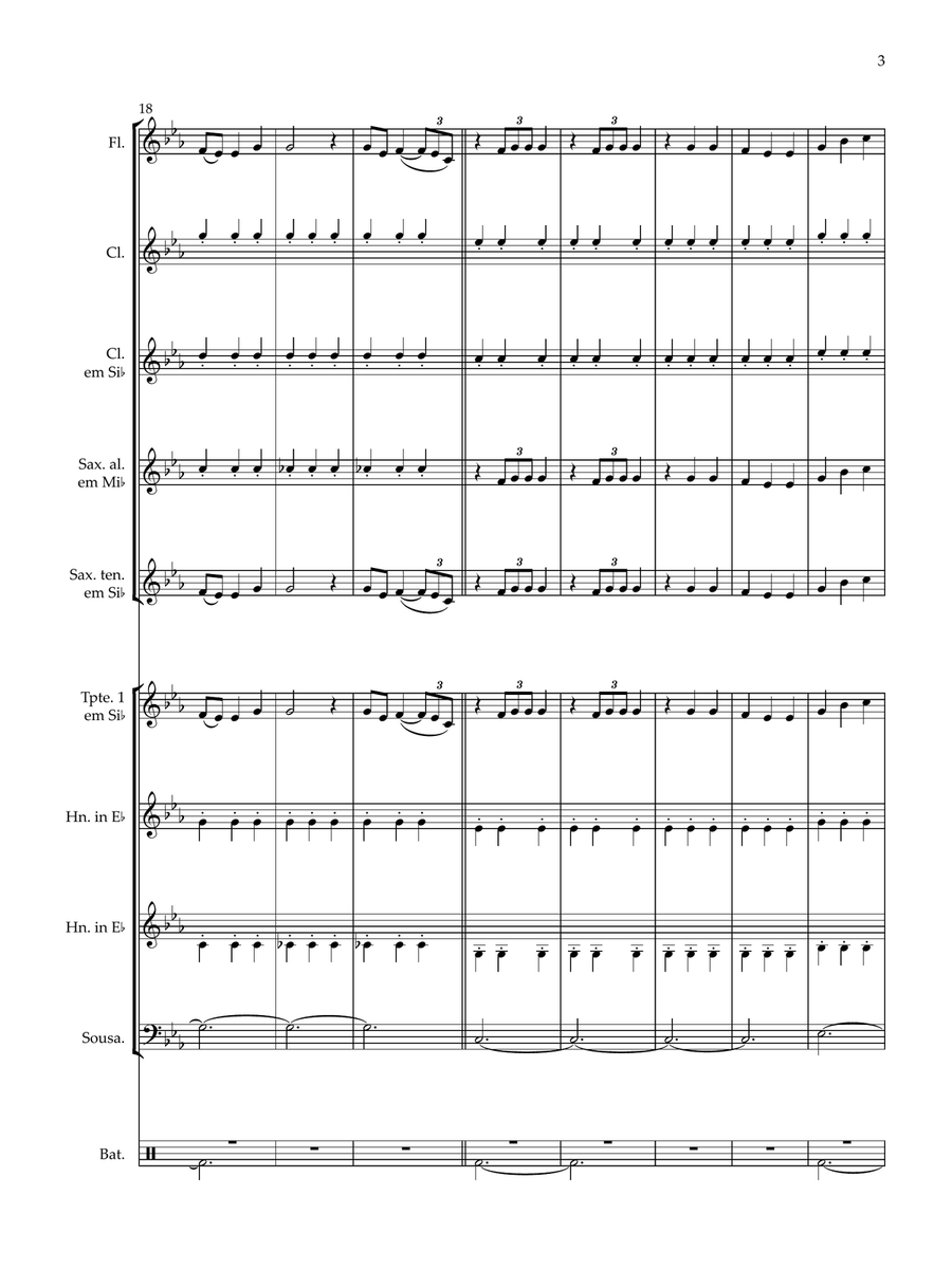 Lose Control Concert Band - Digital Sheet Music page 3