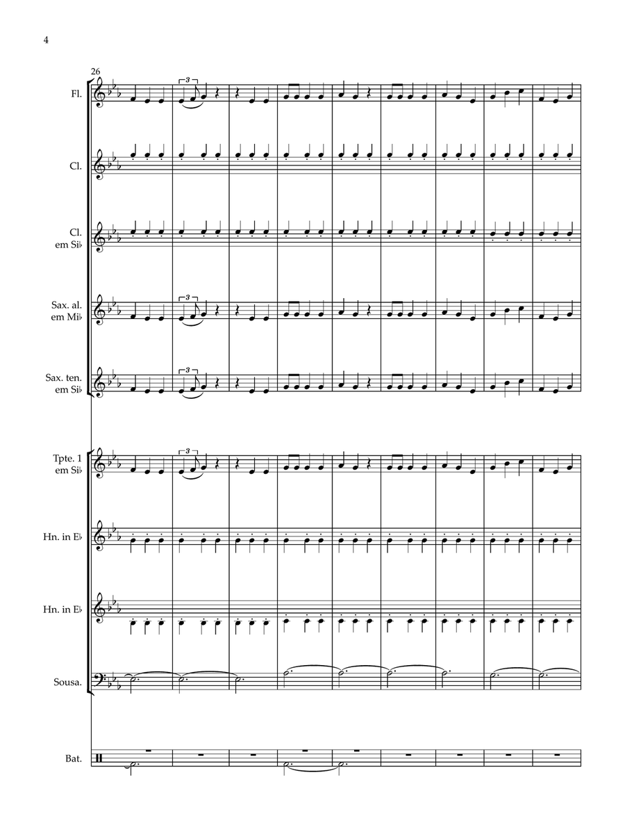 Lose Control Concert Band - Digital Sheet Music page 4