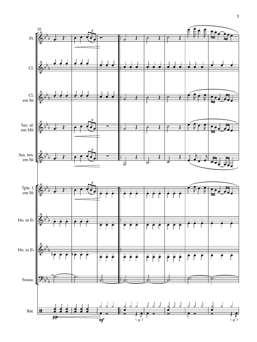 Lose Control Concert Band - Digital Sheet Music page 5