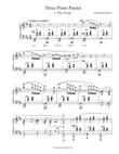 Three Piano Poems, Op. 1, I. The Pond
