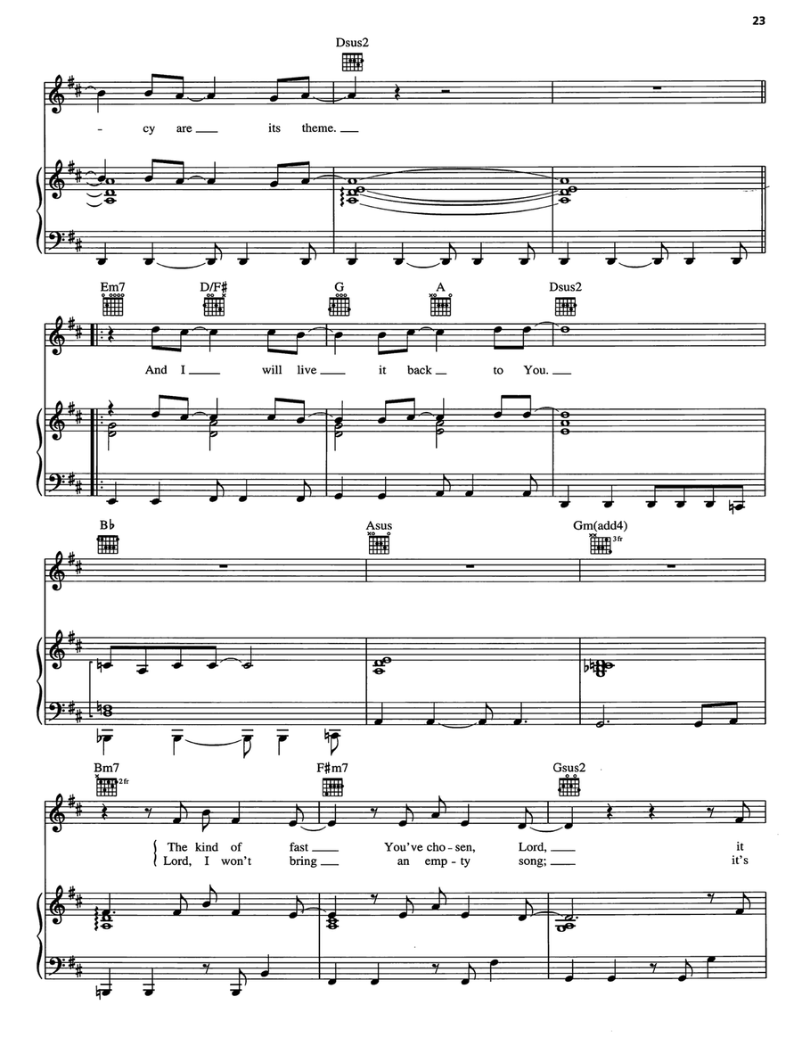 Justice And Mercy by Matt Redman Piano, Vocal, Guitar - Digital Sheet Music page 2