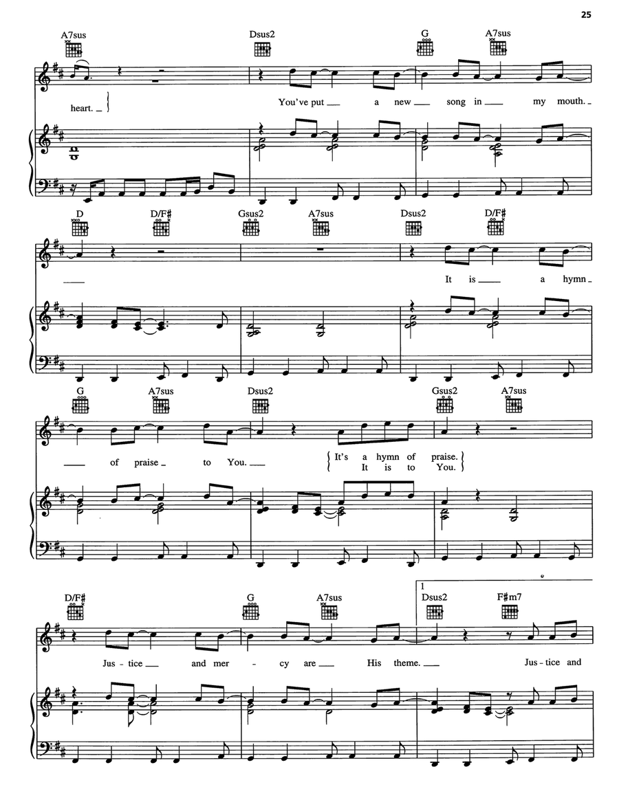 Justice And Mercy by Matt Redman Piano, Vocal, Guitar - Digital Sheet Music page 4