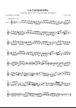 La Campanella - Solo Violin in F Major - Easy