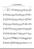 La Campanella - Solo Soprano Sax in F Major - Easy