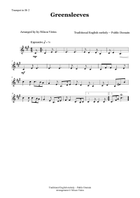 Greensleeves – Easy Brass Quintet Arrangement Brass Quintet scores gallery preview page 4