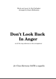 Dont Look Back In Anger