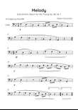 Melody - Schumann's Album of the Young Op. 68, No. 1 - Solo Bassoon in Bb Major