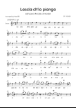 Lascia ch'io pianga - from Handel's Opera Rinaldo - Solo Flute in Bb Major With Lyrics