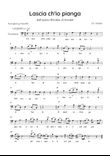 Lascia ch'io pianga - from Handel's Opera Rinaldo - Solo Tenor Sax in C Major With Lyrics