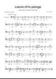 Lascia ch'io pianga - from Handel's Opera Rinaldo - Solo Tenor Sax in Bb Major With Lyrics