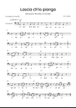 Lascia ch'io pianga - from Handel's Opera Rinaldo - Solo Tenor Sax in F Major With Lyrics