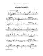 Shanghai at Dawn Classical Guitar scores gallery preview page 3