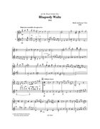 Rhapsody Waltz Guitar Duet scores gallery preview page 4