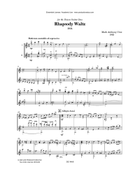 Rhapsody Waltz Guitar Duet scores gallery preview page 4