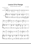 Lascia ch'io pianga - from Handel's Opera Rinaldo - Tenor Sax & Piano in C Major With Lyrics