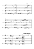 Oh Happy Day Saxophone Quartet scores gallery preview page 4
