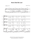 None Shall Be Lost (2-part choir)