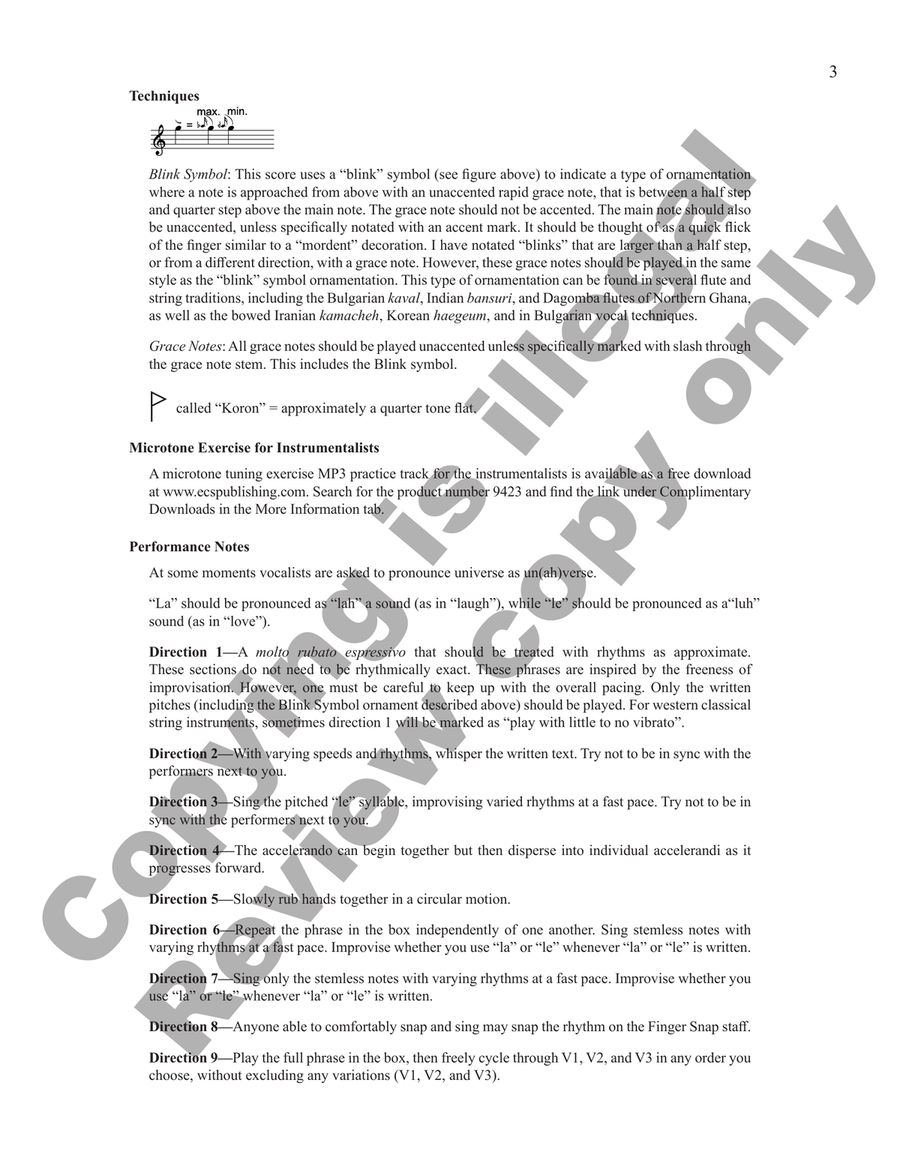 Black Ocean (Choral Score) 4-Part - Sheet Music page 3