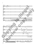 Black Ocean (Choral Score) 4-Part scores gallery preview page 6