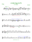 Gigue from Eine Kleine Nachtmusik (A Little Night Music), K. 574