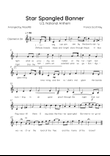 Star Spangled Banner - Nacional Anthem of the United States - Solo Bassoon in Bb With Lyrics